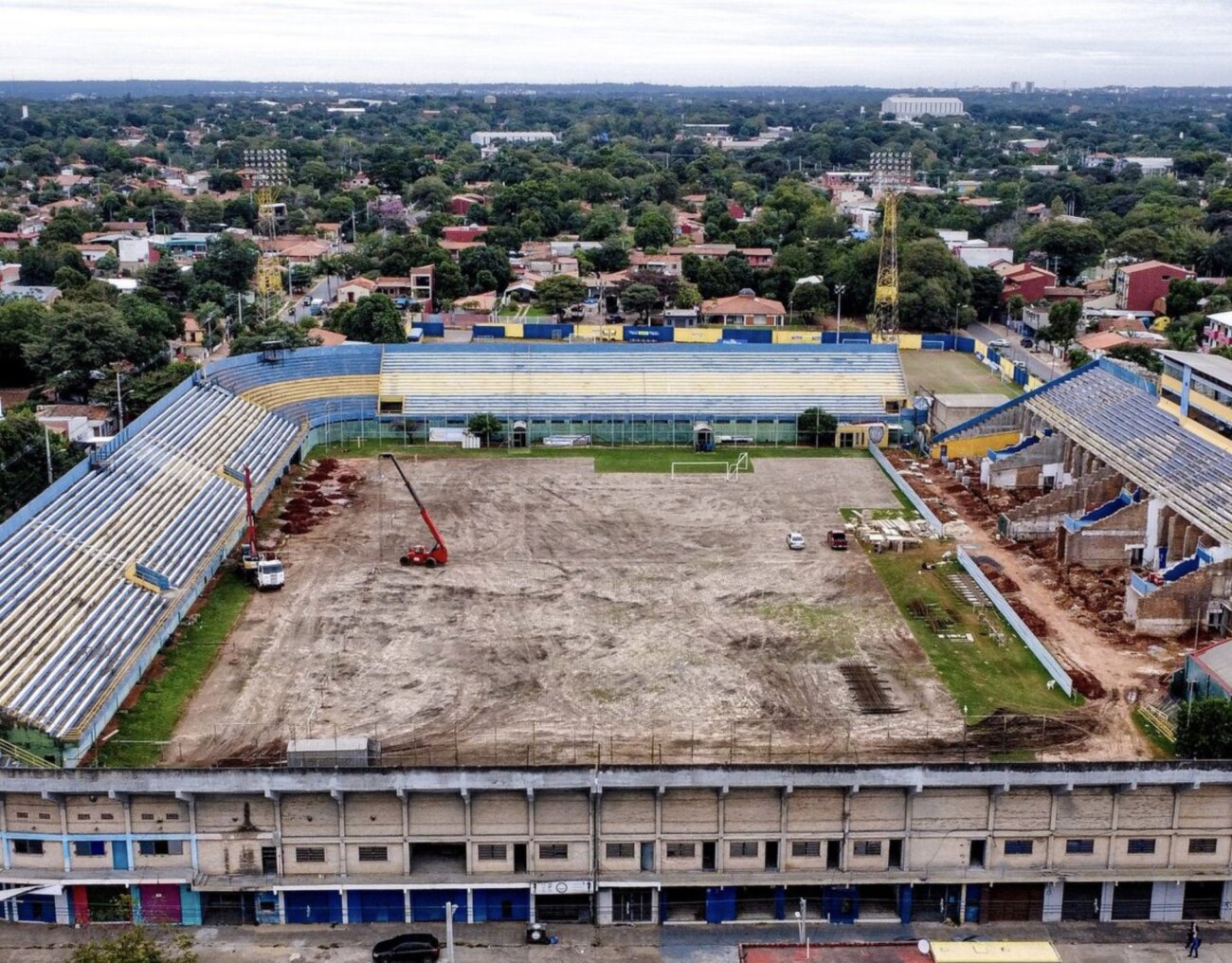 Importante aclaratoria sobre los trabajos en el estadio de Luqueño