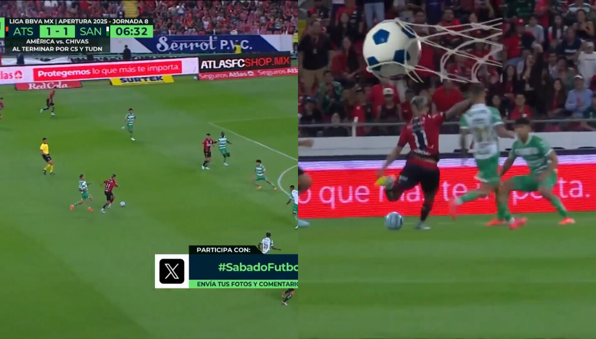 Diego González confirma su buen momento en Atlas con un golazo