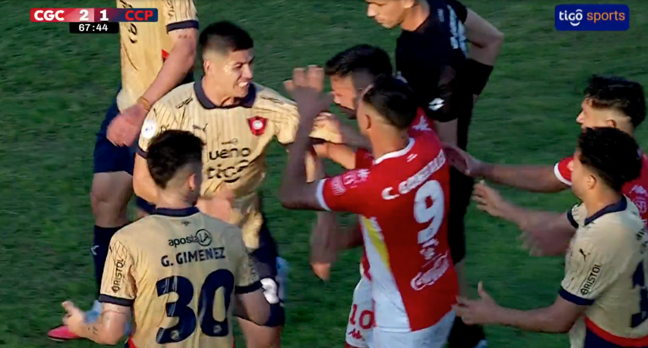 La curiosa acción en la que General sufrió dos expulsados ante Cerro Porteño