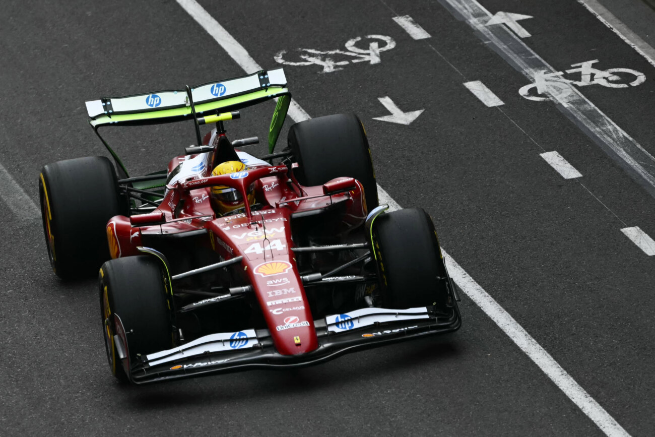 Hamilton brilla en la segunda sesión de libres del GP de Azerbaiyán