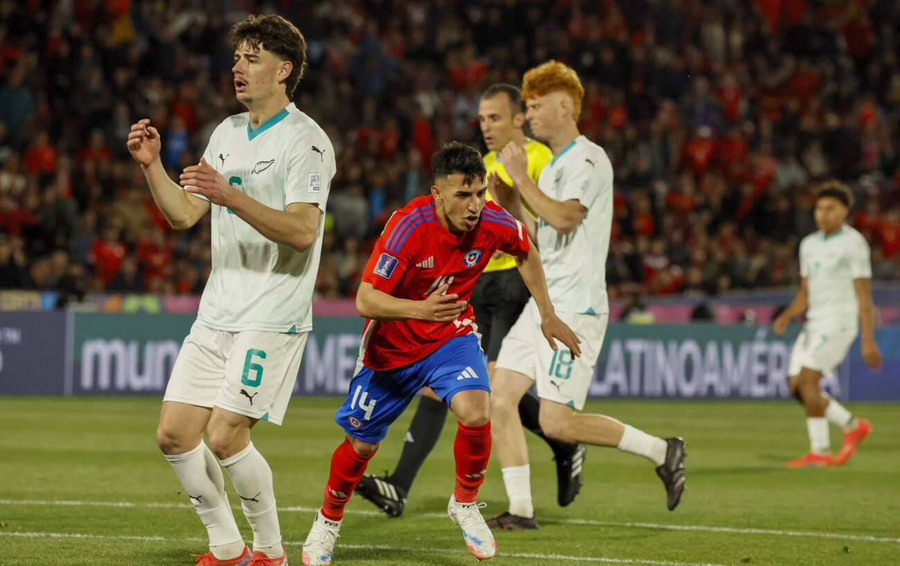 Chile gana con sufrimiento a Nueva Zelanda en la inauguración de su Mundial Sub-20