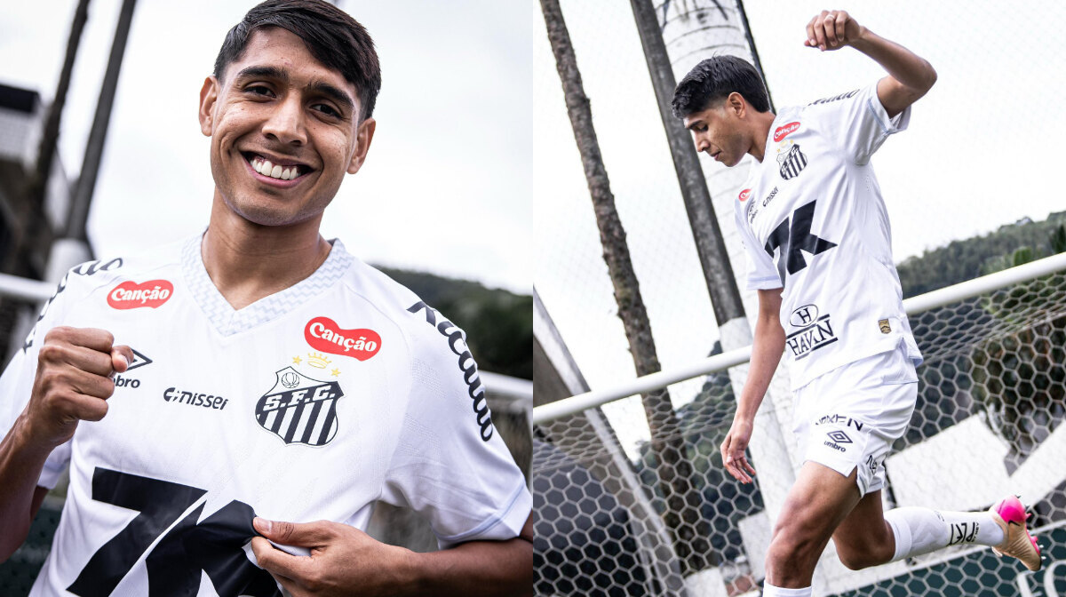 Sobrio debut de Alexis Duarte con la camiseta del Santos de Brasil