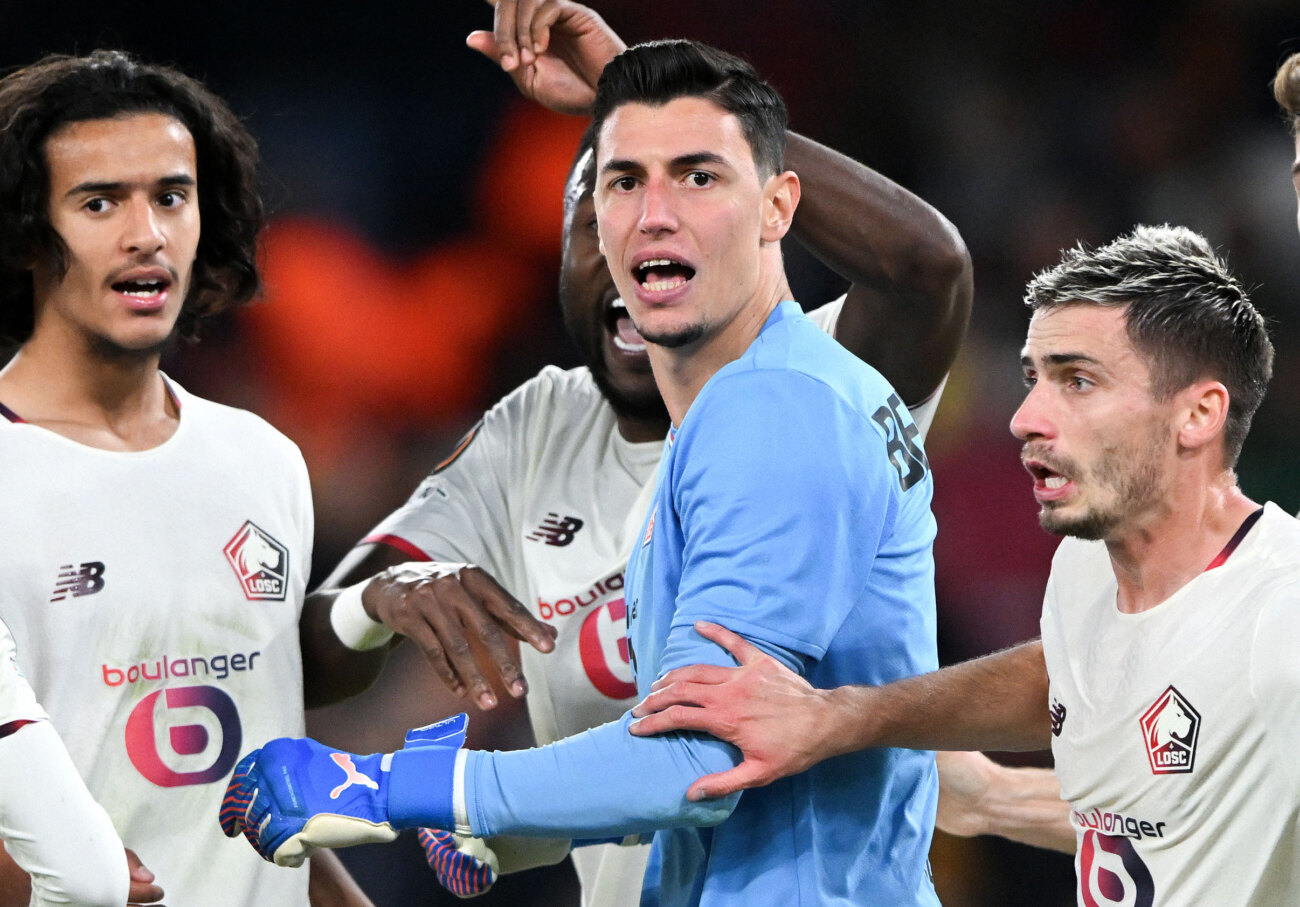 El arquero del Lille ataja tres penales en juego de la Europa League