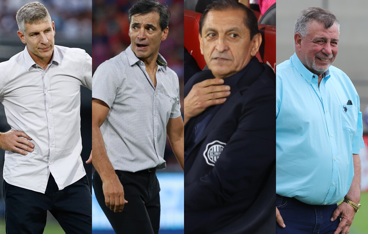 La insólita temporada de Olimpia: Cuatro entrenadores distintos en los clásicos