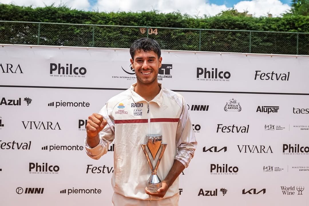 ¡Dale campeón! Dani Vallejo conquistó el Challenger de Curitiba