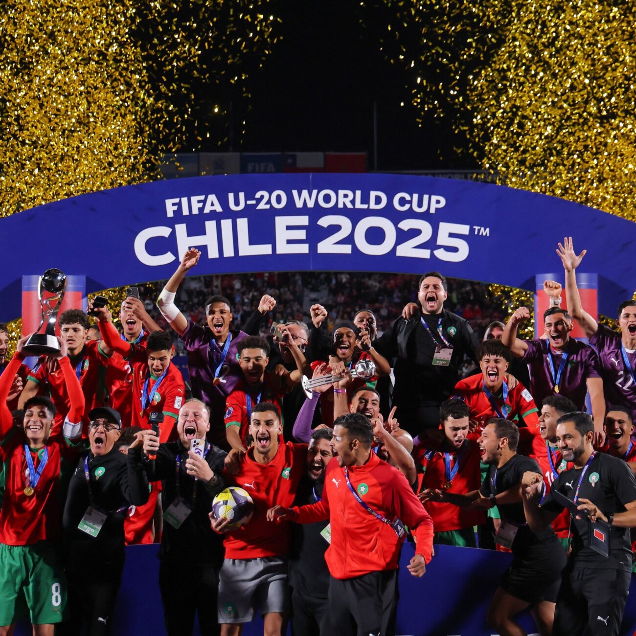 Grandes festejos en Rabat para celebrar título de Marruecos en Mundial Sub-20