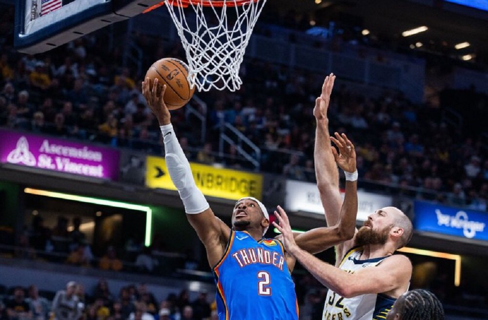 Gilgeous-Alexander logra récord personal de 55 puntos en victoria ante Indiana