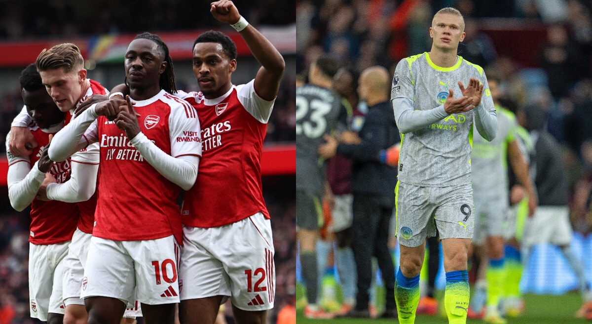 Arsenal toma distancia en la Premier y el City cae ante Aston Villa