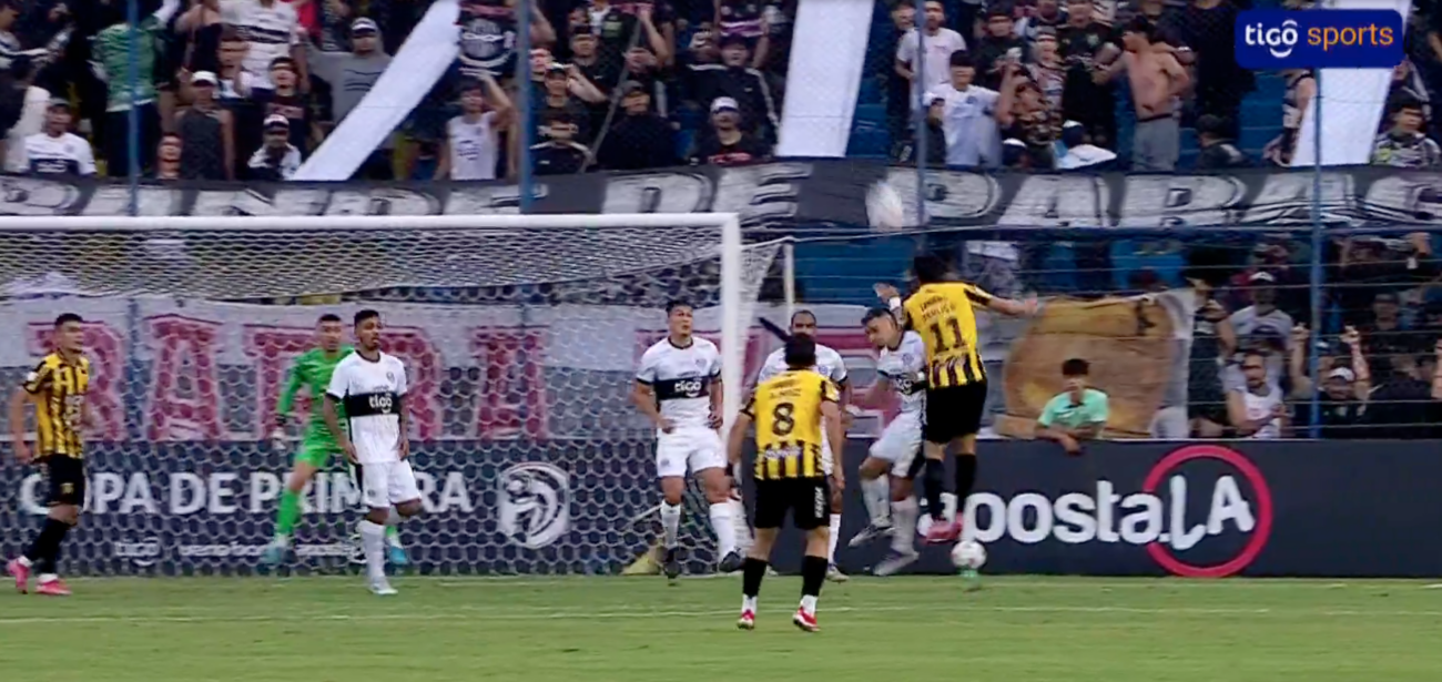 Así fue el penal de Iván Leguizamón que desembocó en uno de los goles de Guaraní