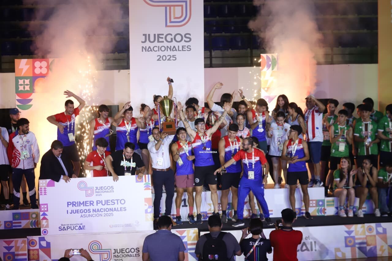 Central se llevó el primer puesto en los I Juegos Nacionales Asunción 2025