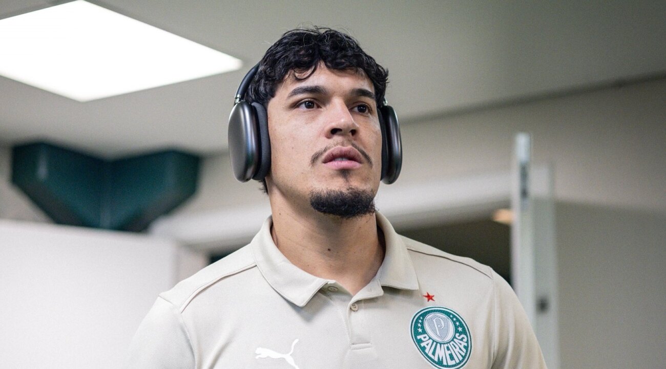 Gustavo Gómez vio acción con el Palmeiras apenas se bajó del avión