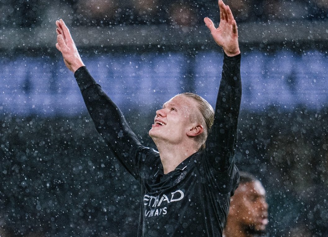 Haaland hace historia en la Premier League con su gol 100