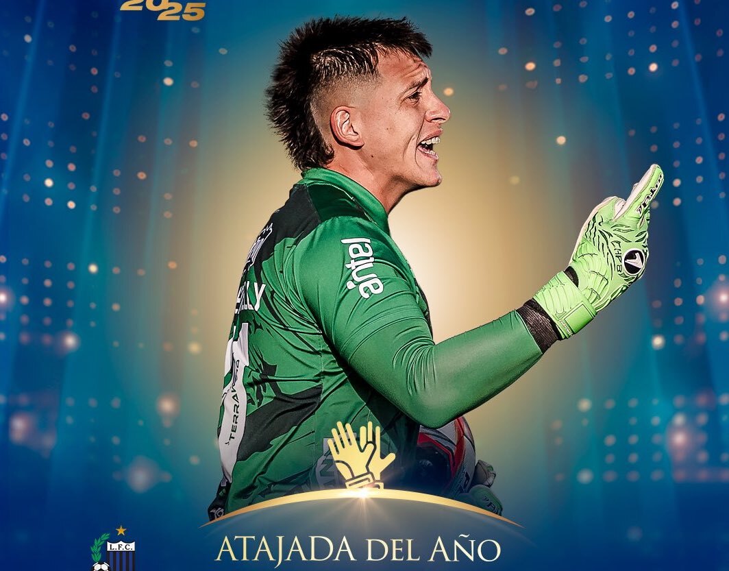 El nuevo arquero de Olimpia fue premiado con la mejor tapada del 2025 en Uruguay