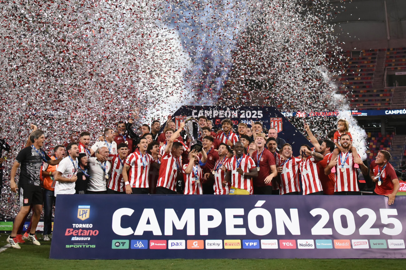 ¡Santiago Arzamendia es campeón del fútbol argentino con Estudiantes!