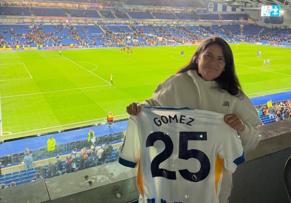 ¡Un tipo agradecido! Diego Gómez llevó a Inglaterra a su descubridora