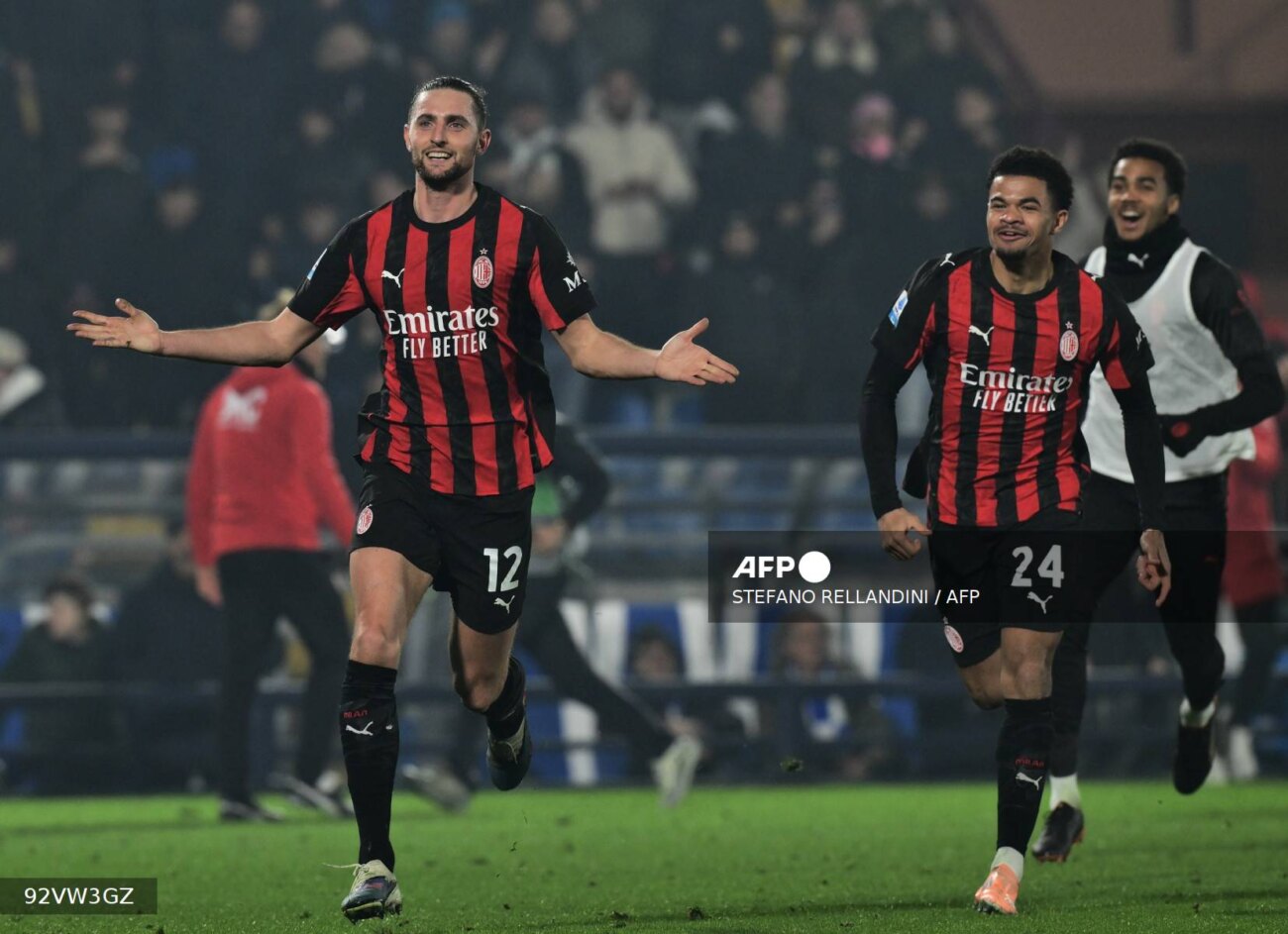 AC Milan remonta al Como gracias a Rabiot y sigue el ritmo del Inter