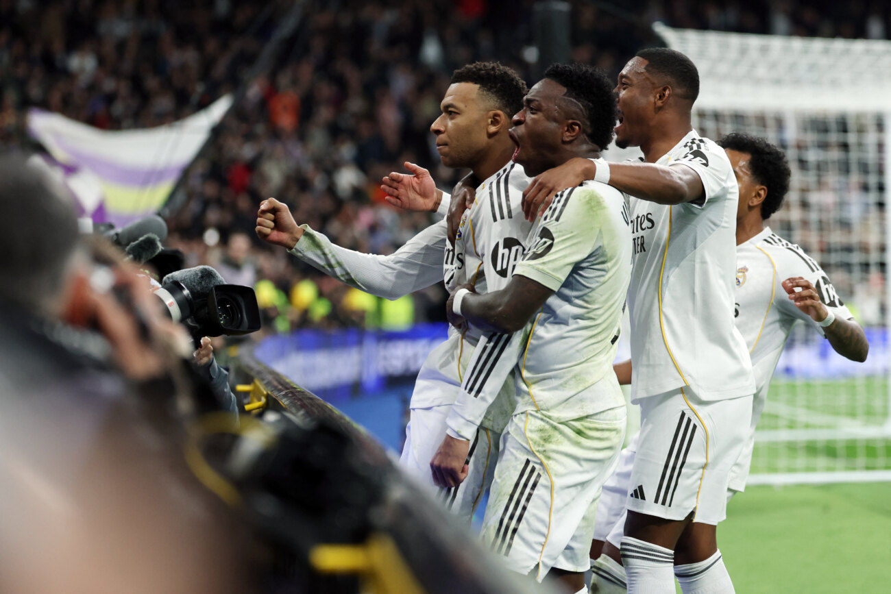 Real Madrid gana con gol de Mbappé de penal en el descuento