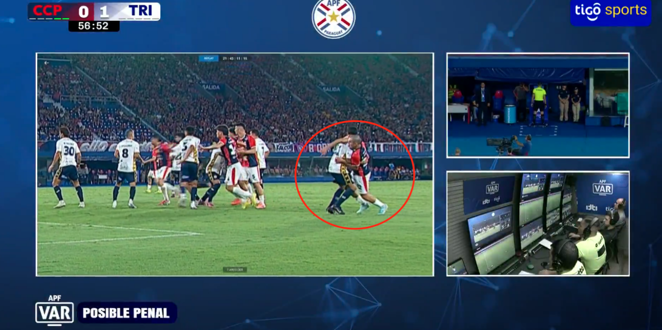 ¿Bien cobrado? El penal que le permitió a Cerro Porteño iniciar la remontada