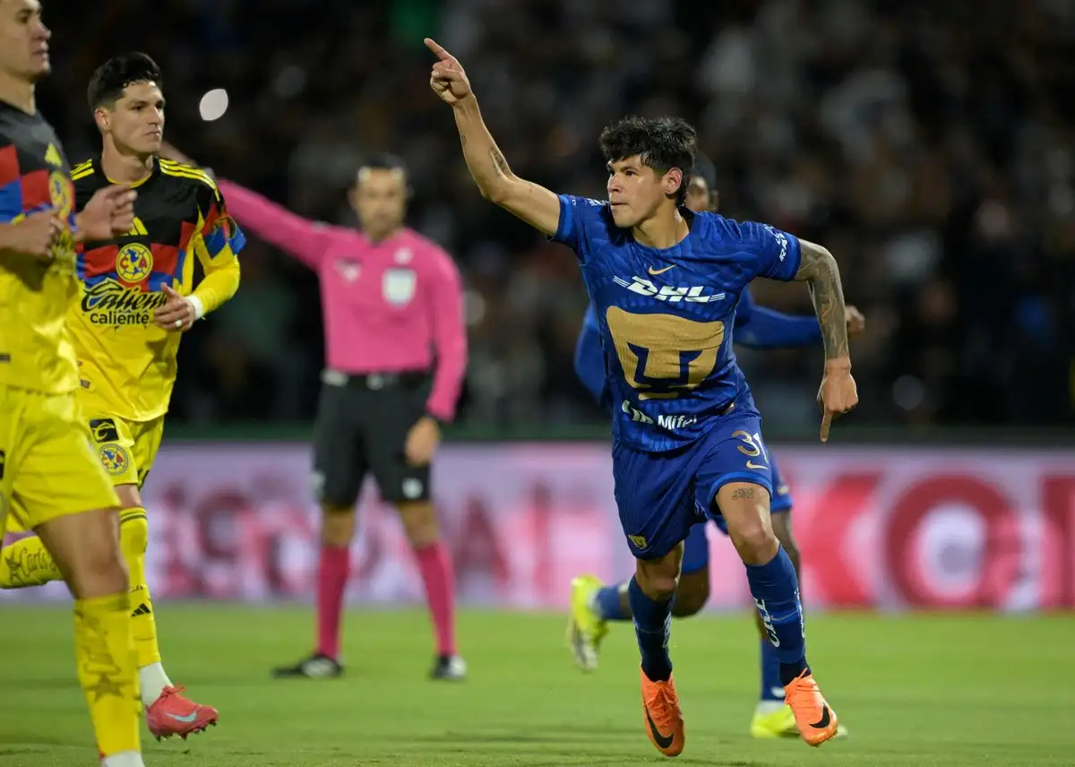Pumas UNAM gana el clásico ante América con gol paraguayo