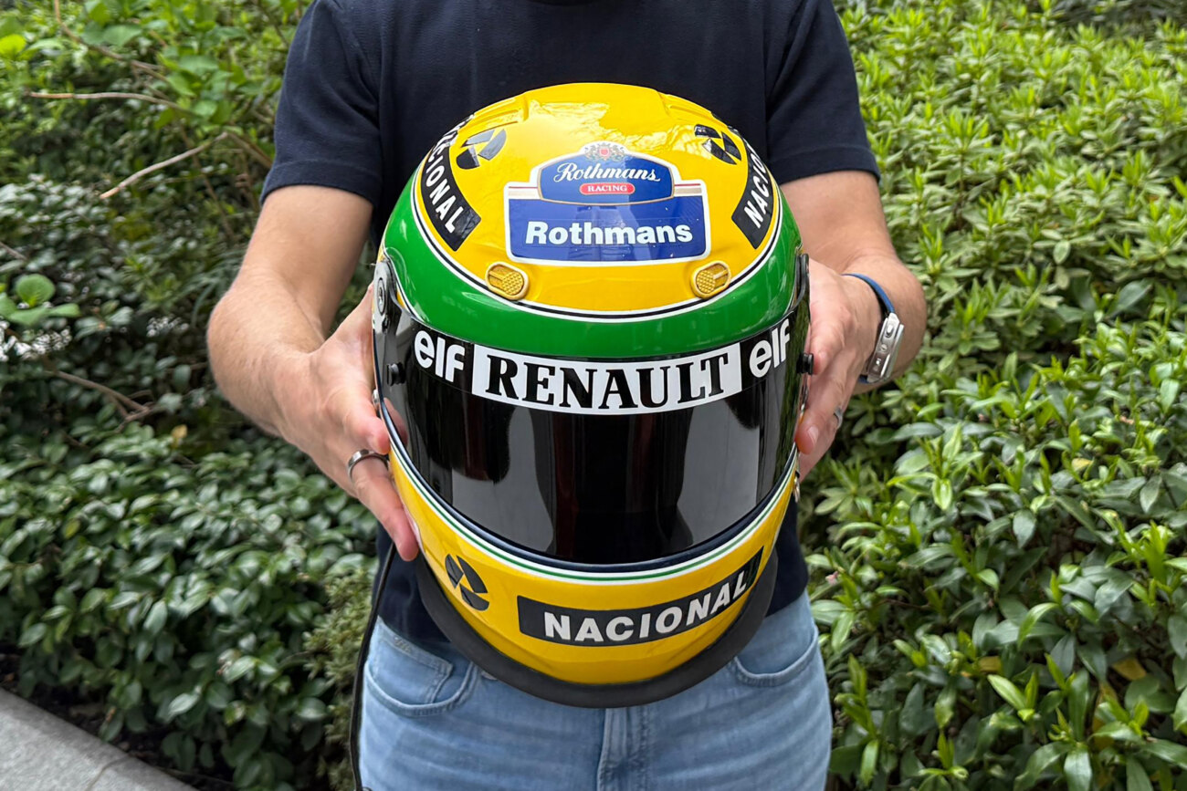 Apasionado de la F1, un coleccionista canadiense adquiere último casco de Senna
