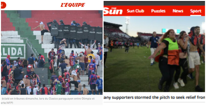 El mundo habla del escándalo en clásico paraguayo: "Se volvió un fiasco…"