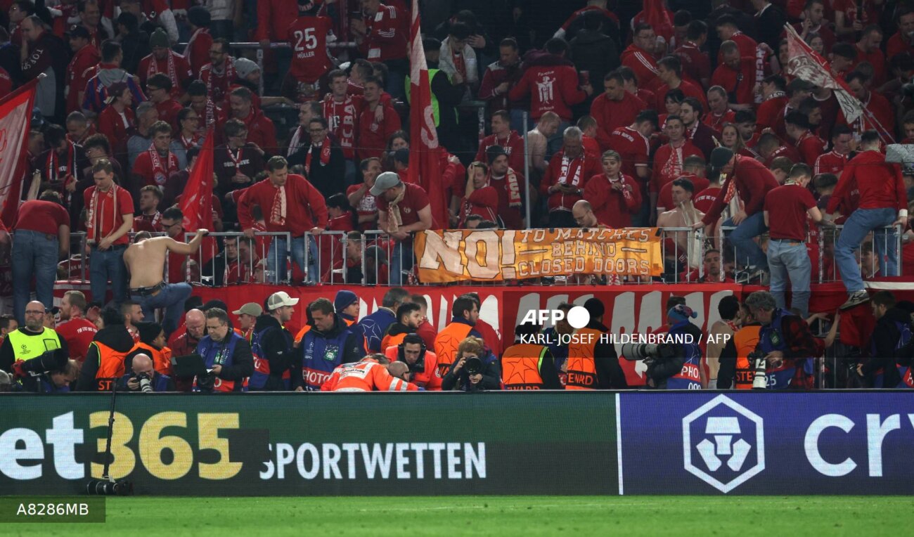 La UEFA multa al Bayern por incidente que dejó fotógrafos heridos