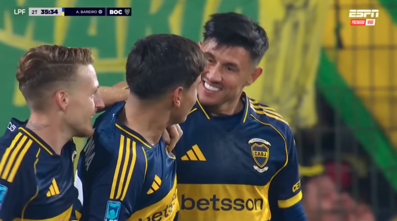 Adam Bareiro marca, Boca Juniors golea y extiende su racha de partidos sin perder