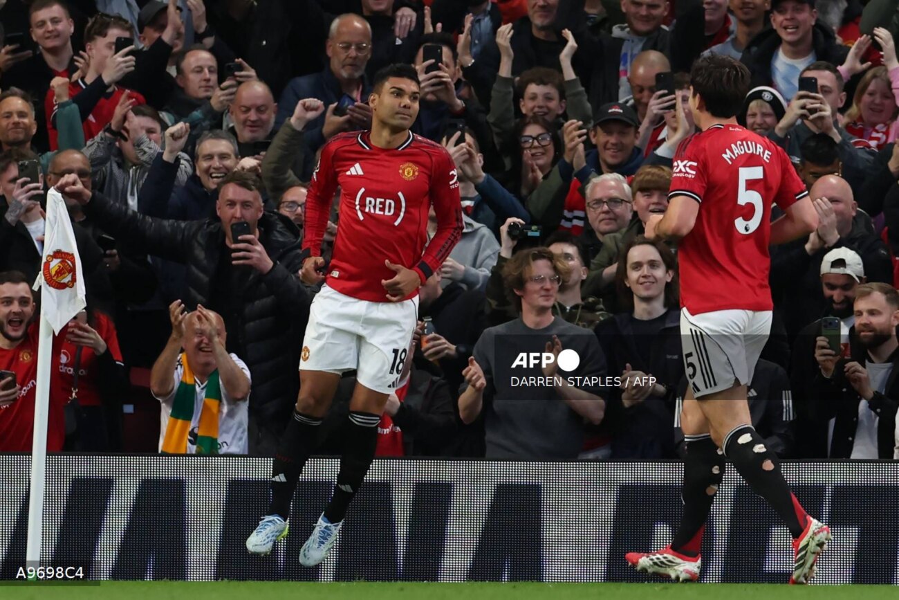 Casemiro acerca al Manchester United a la próxima Champions League