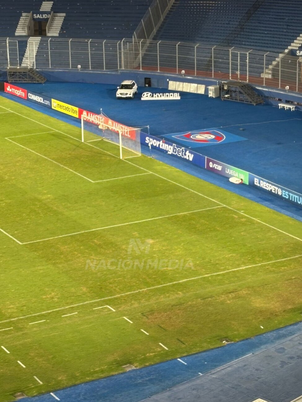 Cerro "achicó" la cancha ante Palmeiras: ¿Qué dice el reglamento al respecto?