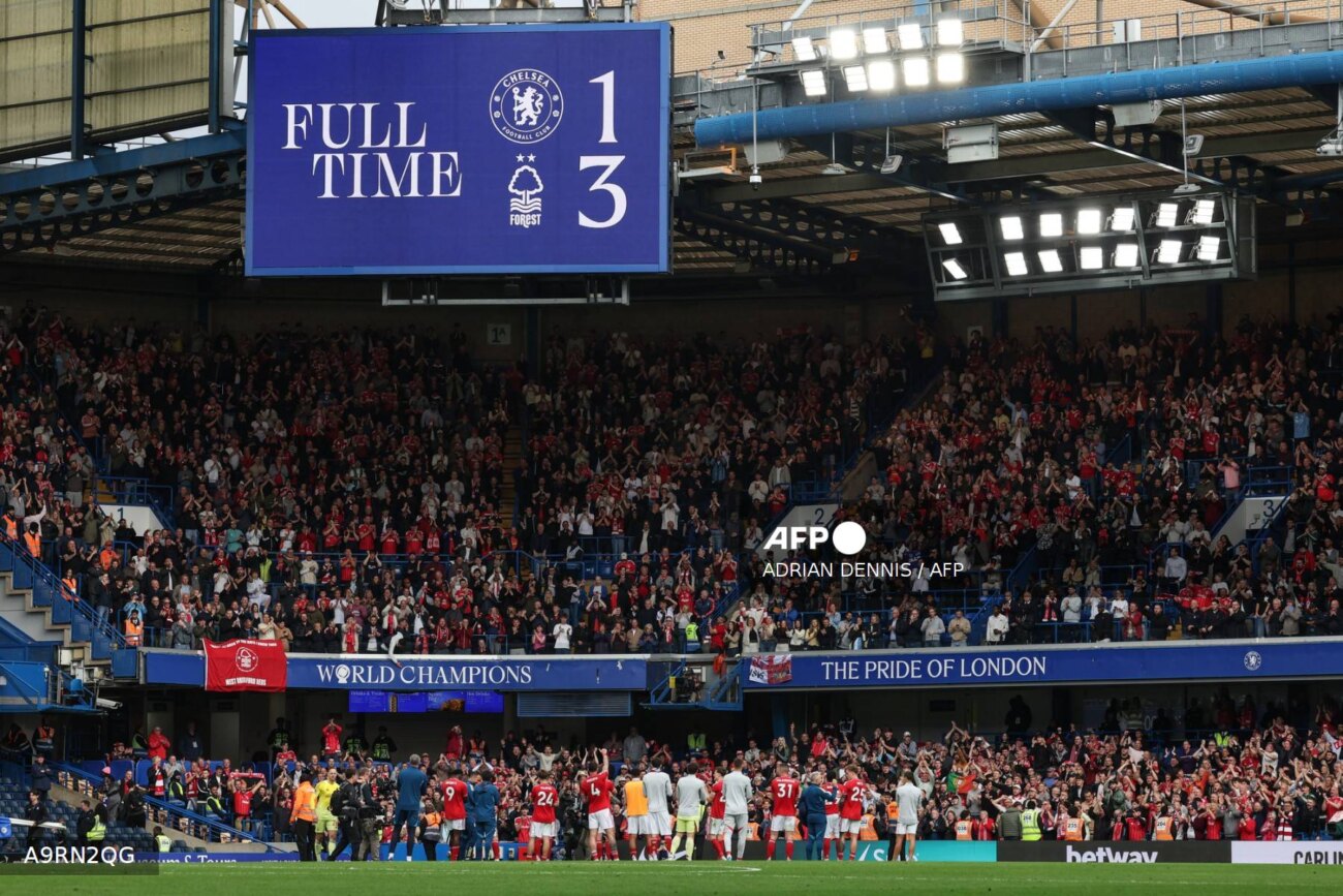 El Chelsea sigue en caída libre ante el Forest con su sexta derrota consecutiva