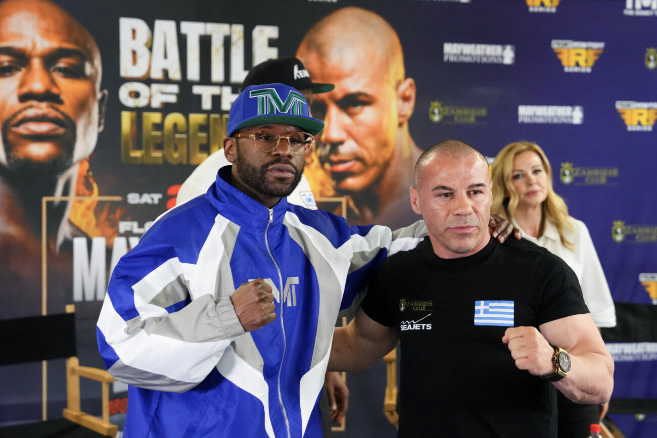 Mayweather enfrentará a la figura del kickboxing Zambidis en Atenas