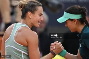Sabalenka cae en tercera ronda en Roma a dos semanas de Roland Garros