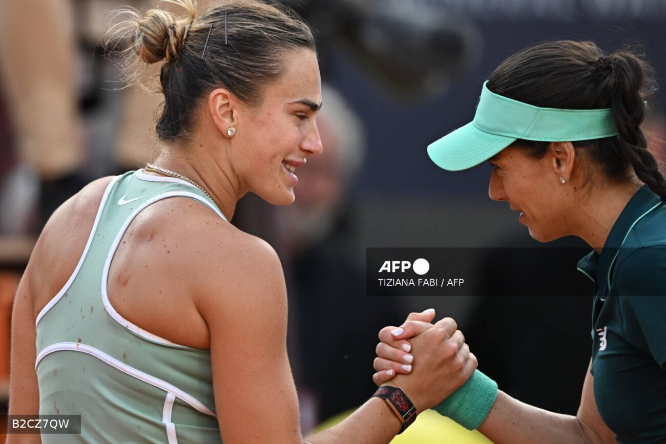 Sabalenka cae en tercera ronda en Roma a dos semanas de Roland Garros